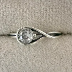 Anillo Infinito una Piedra