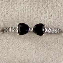 Anillo lazo negro
