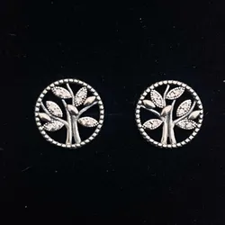 Aretes Árbol de la Vida Redondo