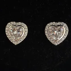 Aretes de corazón Grandes 