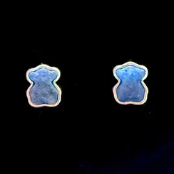 Aretes Tous color azul