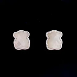 Aretes Tous color Blanco 