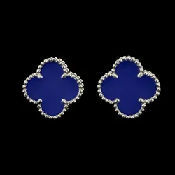 Aretes Van Cleef azules