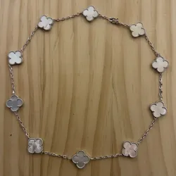 Cadena Van Cleef blanca