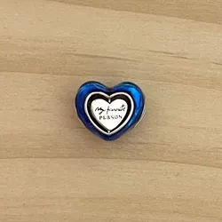 Charm Corazón Azul Favorite Person
