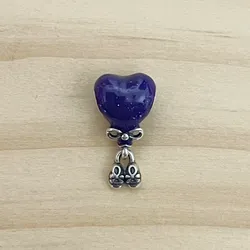 Charm Corazón Morado Zapatillas