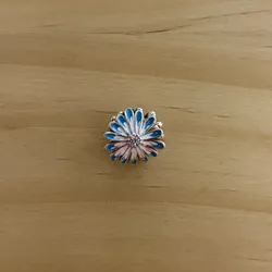 Charm flor azul