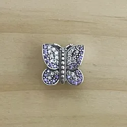 Charm Mariposa Brillo Morado