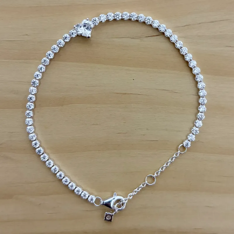 Manilla de Corazón Blanco