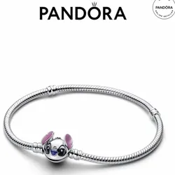 PANDORA DISNEY STITCH SNAKE CHAIN BRACELET