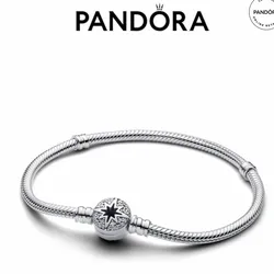 PANDORA NORTH STAR CLASP SNAKE CHAIN BRACELET