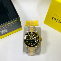 Reloj Invicta Pro Diver de Cuarzo para hombre Negro y Dorado