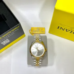 Reloj Invicta Specialty De Cuarzo Blanco y Dorado