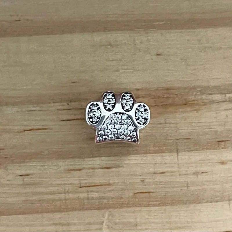 Charm Huella con Brillo