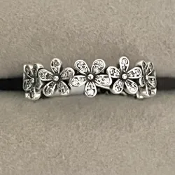 Anillo aro margaritas