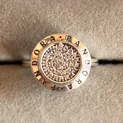 Anillo logo plateado