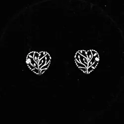 Aretes corazón Árbol de la vida