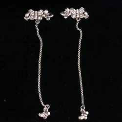 Aretes De mariposa colgantes 