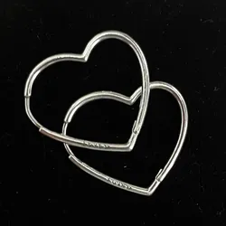 Argollas de corazón grande