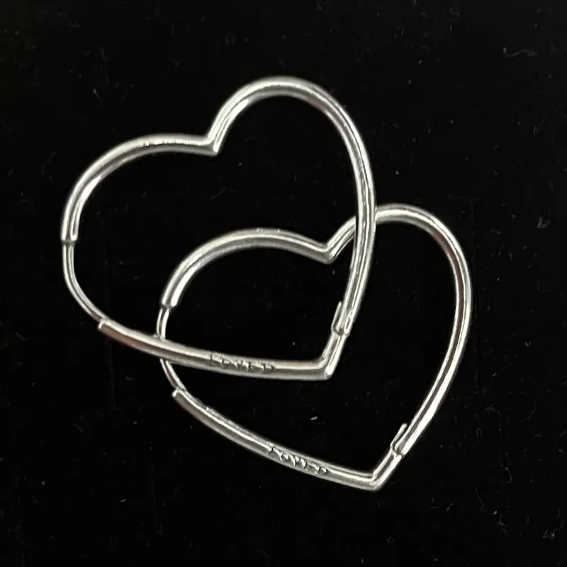 Argollas de corazón grande