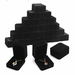 Cajas de terciopelo negras modelo 2