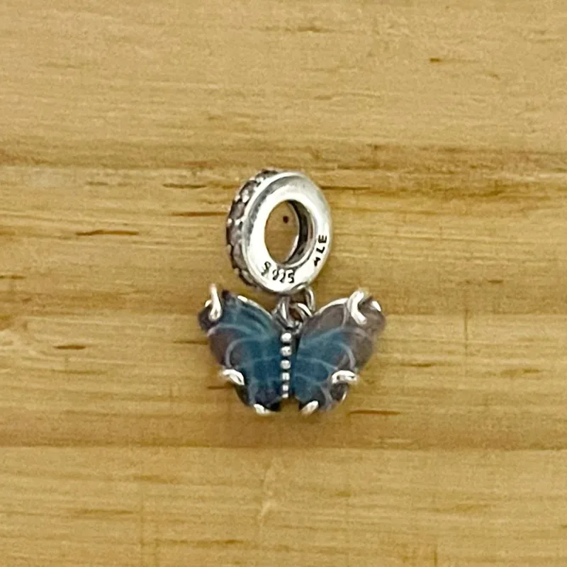Charm Mariposa Azul Colgante