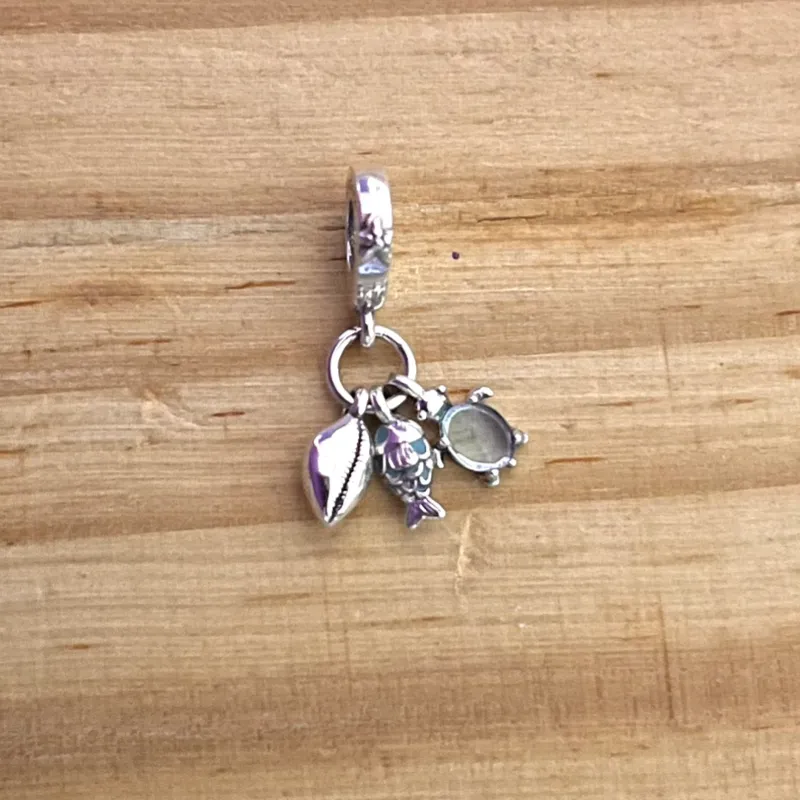 Charm tortuga concha pez