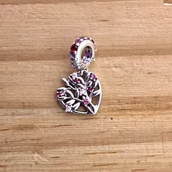 Charms árbol de la vida rosado 