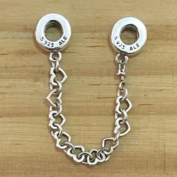 Cierre de seguridad cadena de corazones 