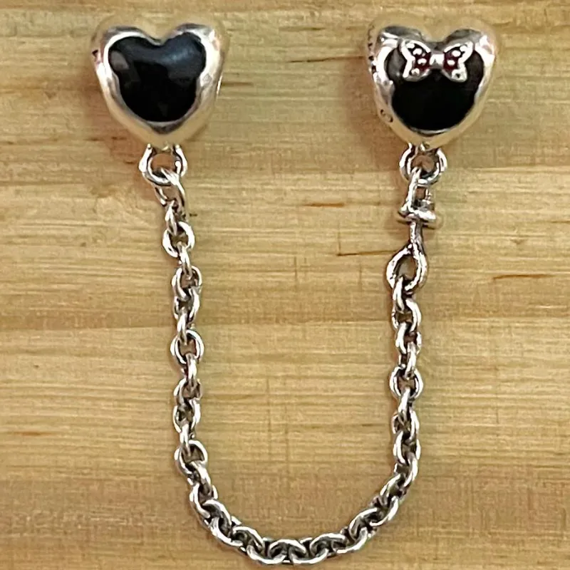 Cierre de seguridad Minnie-Mickey corazón 