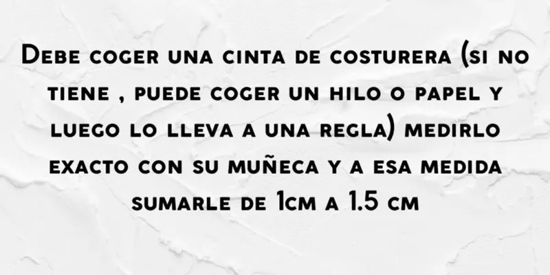 Guía de Talla para Pulseras