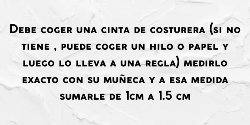 Guía de Talla para Pulseras