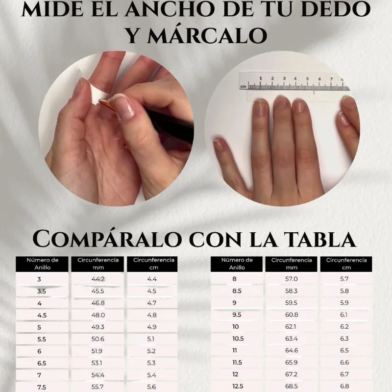 Guía para Talla de Anillos