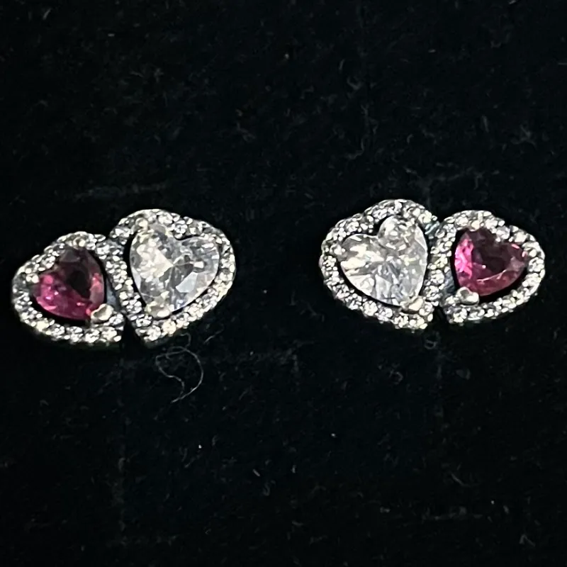 Aretes de Corazón doble 