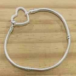 Pulsera Flexible cierre de Corazón 