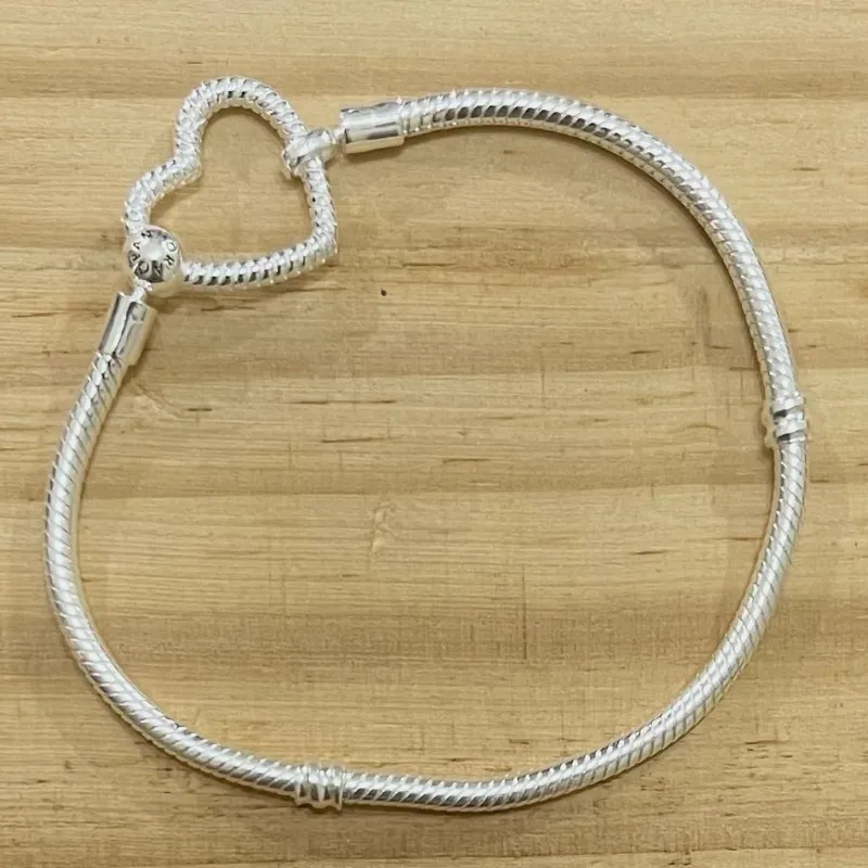 Pulsera Flexible cierre de Corazón 