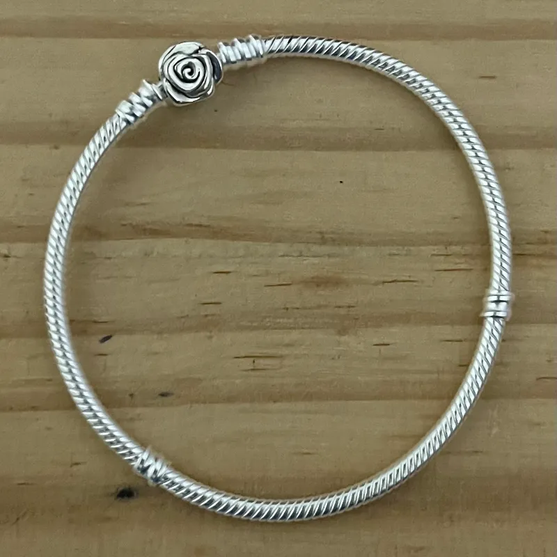 Pulsera flexible cierre rosa