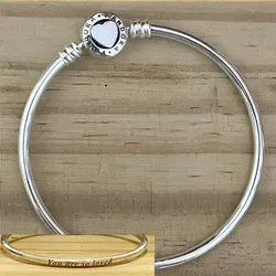 Pulsera rígida corazón blanco 