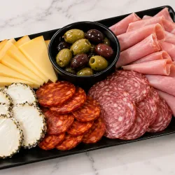 Manjar de queso y embutidos 