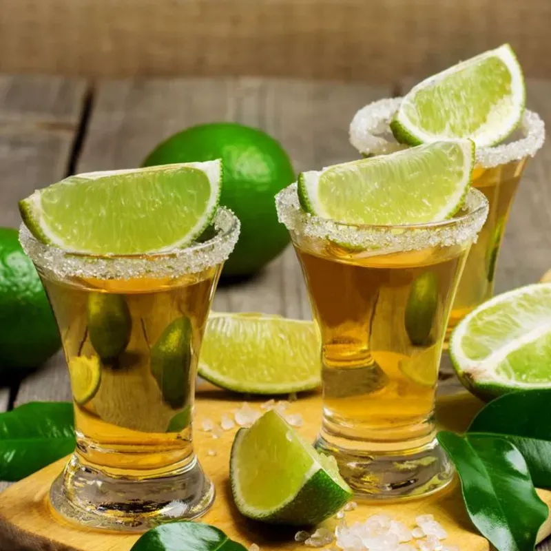 Tequila shot reposado