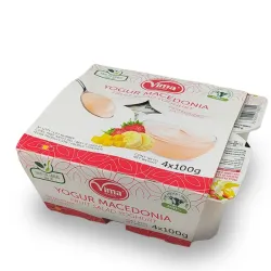 Pack de 4 yogurt Macedonia