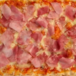 Pizza Especial de Queso Gouda con Jamón 