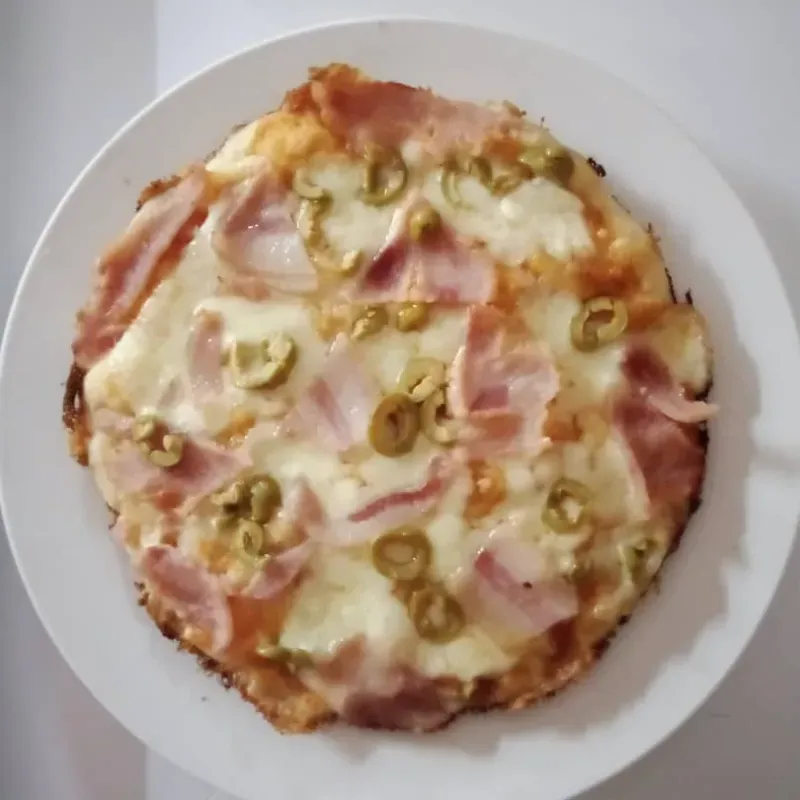 Pizza de Bacon.