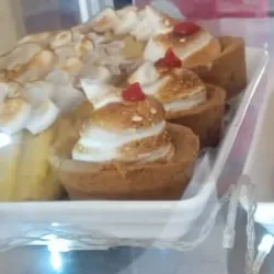 Tartaleta con merengue flameado