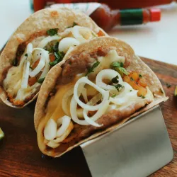 Tacos de Hamburguesa de cerdo