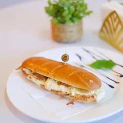 Sandwich de suprema gratinada