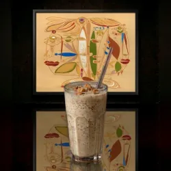 Batido de galletica