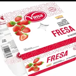 Yogurt de vasitos de fresa 