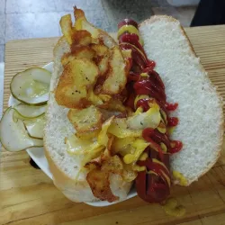 Pan con Perro Caliente