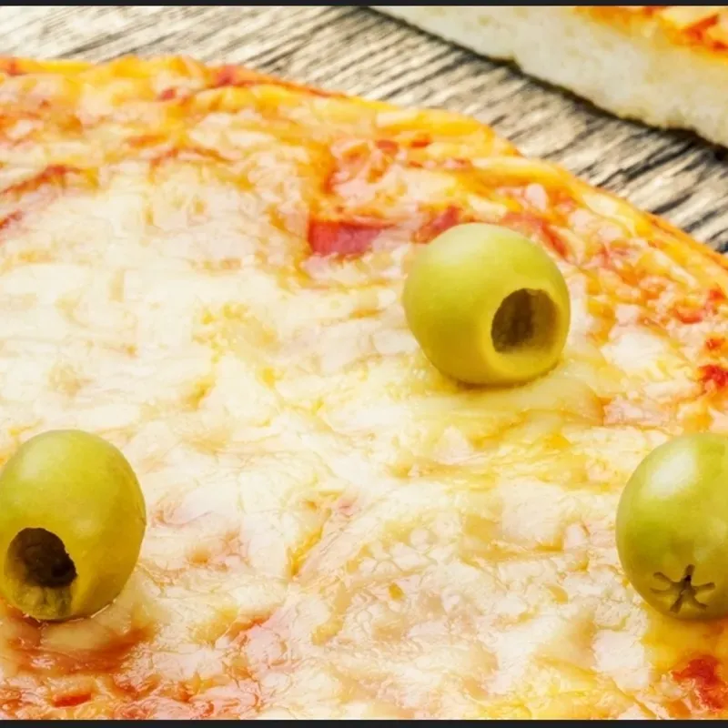 Pizza de aceitunas